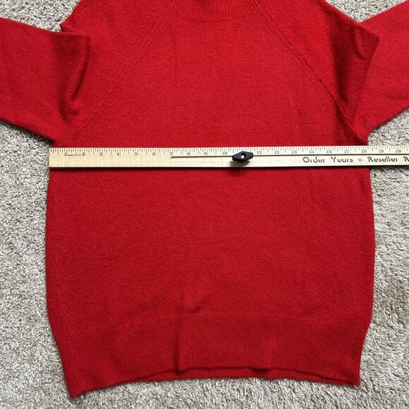 J.Crew Rollneck Sweater Women's XXS Red Maroon Wool Alpaca Supersoft BD613 NWT - Picture 13 of 16